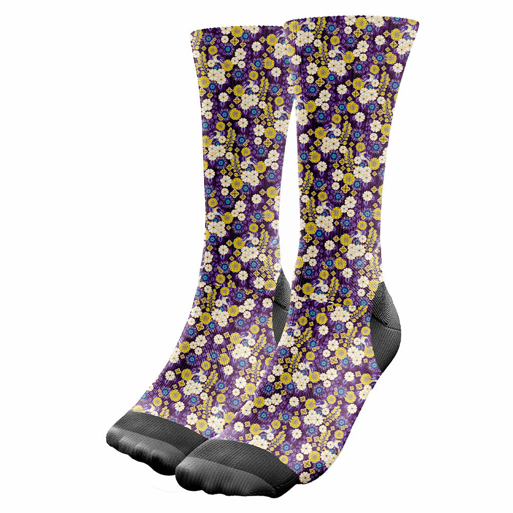 CASCADA FLORAL Calcetines Coolmax de C. Estrada & UNICO | S & UNICO | M & UNICO | L