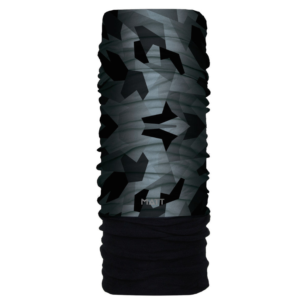 CAMO BLACK Cuello tubular Coolmax + Polartec & Unico | Unico