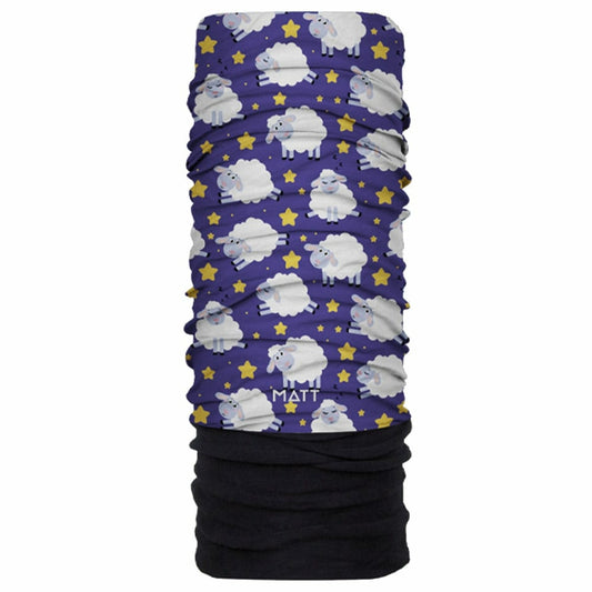 COUNT ME Cuello tubular Coolmax + Polartec para niños