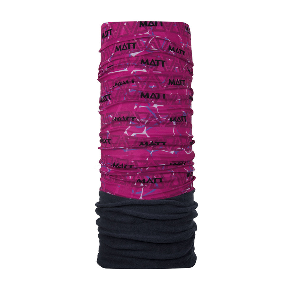 MATT FUCSIA Cuello Microfibra + Polartec & UNICO