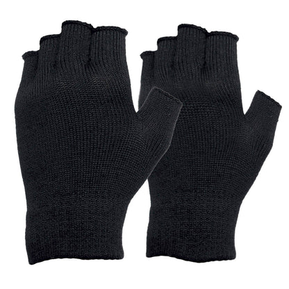 KNITTED MERINO FINGERLESS Glove