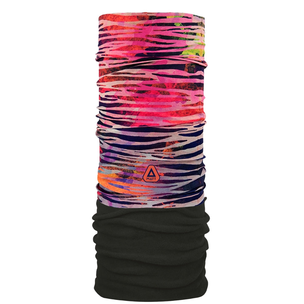 COLORFUL Cuello tubular Coolmax + Polartec