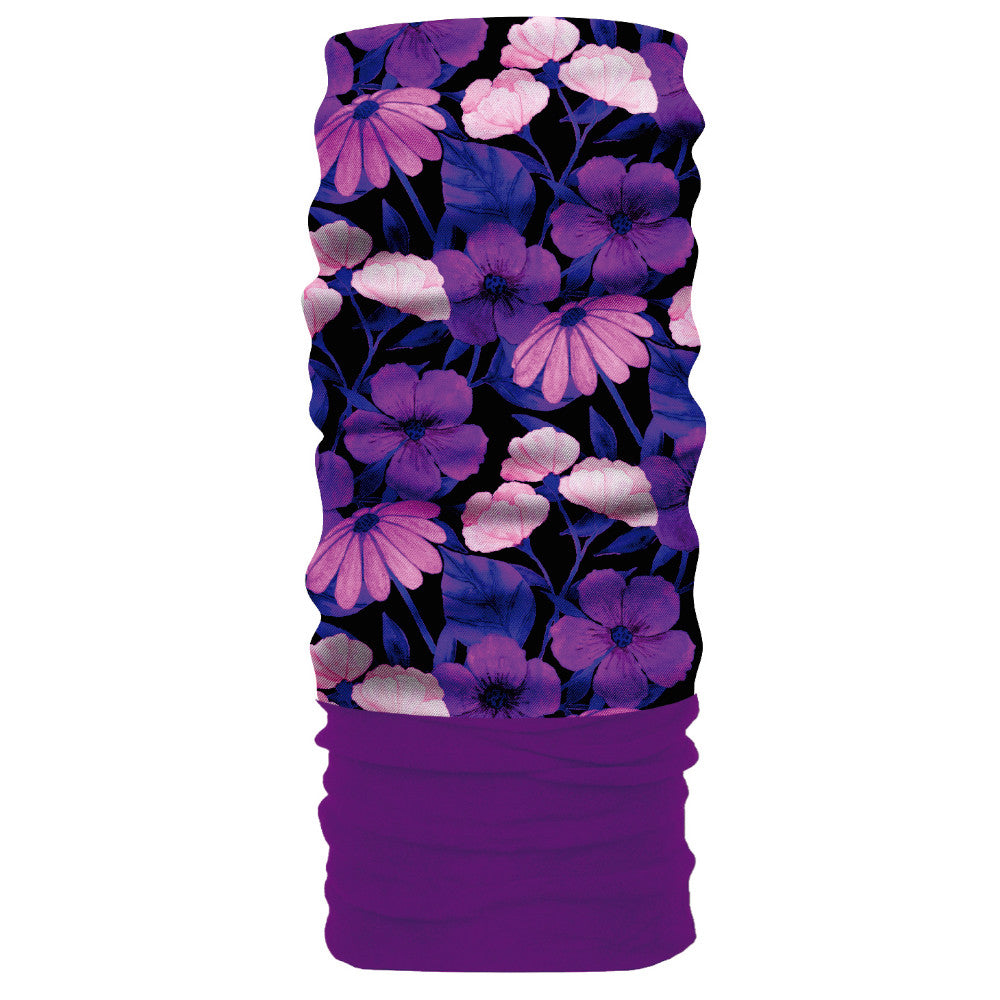FLOR LILA Cuello tubular Coolmax + Polartec & Unico | Unico