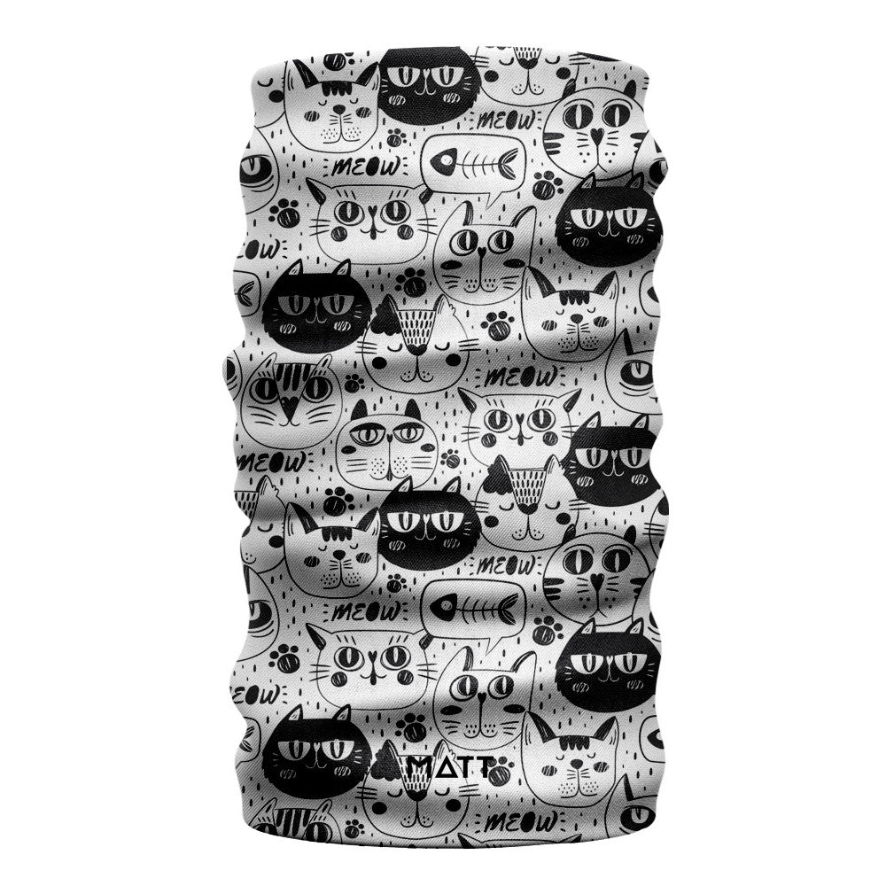 BLACK & WHITE CATS Cuello Microfibra para niños & UNICO | UNICO